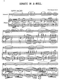 Hummel, Ferdinand: Cello Sonata A minor op. 2