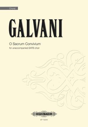 Galvani, Marco: O Sacrum Convivium (SATB)