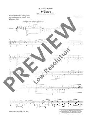 Ponce, M M: Prelude "Silvius Leopold Weiss"