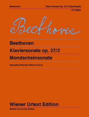 Beethoven, L v: Piano Sonata (Moonlight) op. 27/2