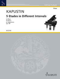 Kapustin, N: 5 Etudes in Different Intervals op. 68