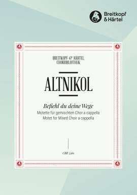 Johann Christoph Altnikol: Befiehl du deine Wege