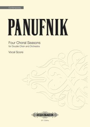 Panufnik, Roxanna: Four Choral Seasons (vocal score)