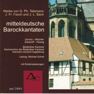 German Baroque Cantatas - Works By Telemann/Fasch/Bach