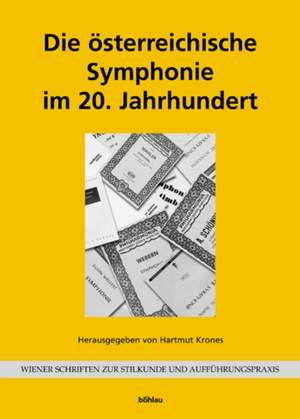 Wiener Schriften zur Stilkunde und AuffÃ"hrungspraxis: Herausgegeben von: Hartmut Krones