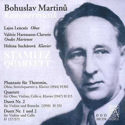 Bohuslav Martinu: Chamber Music