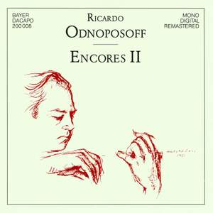 Ricardo Odnoposoff: Encores Ii
