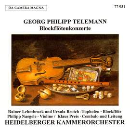 Georg Philipp Telemann: Concertos For Recorder