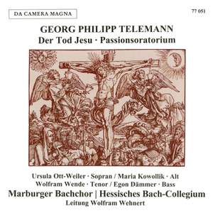 Georg Philipp Telemann: der Tod Jesu Twv 5:6