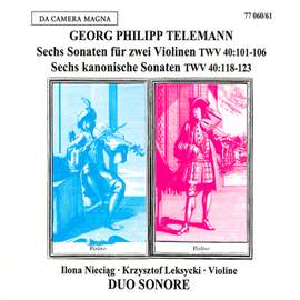 Georg Philipp Telemann: Sonatas For 2 Violins