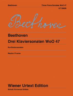 Beethoven, L v: Three Piano Sonatas WoO 47