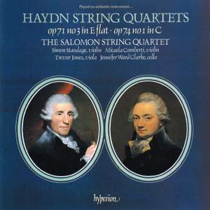 Haydn: String Quartets, Op. 71/3 & Op. 74/1