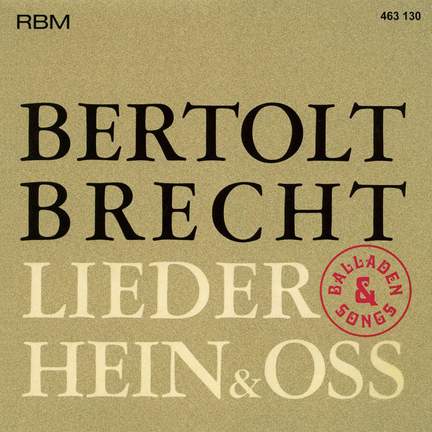 Bertolt Brecht - Balladen, Lieder & Songs