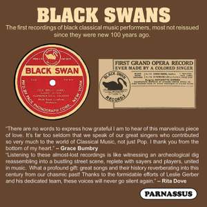 Black Swans - The Earliest African-American Classical stars 1917-22