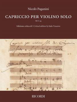 Niccolò Paganini: Capriccio per violino solo M.S. 54