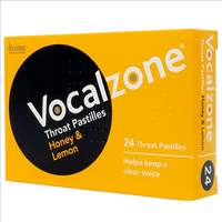 Vocalzone Throat Pastille - Honey And Lemon