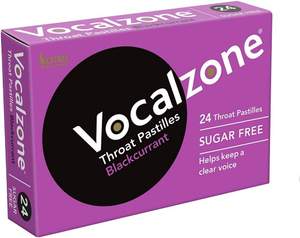 1 Box Lozenges 24 Pastilles Blackcurrent