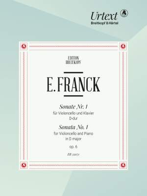 Franck, Eduard: Sonata No.1 in D major Op. 6