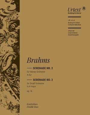 Johannes Brahms: Serenade No. 2 in A major Op. 16