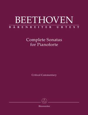Beethoven: Complete Piano Sonatas Critical Report