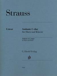 Richard Strauss: Andante in C major for Horn and Piano