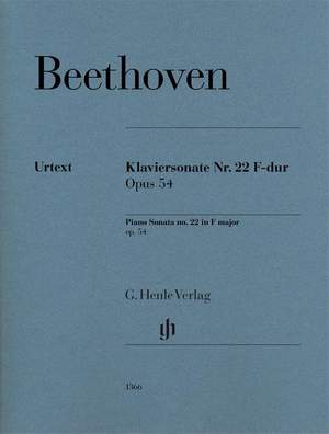 Ludwig van Beethoven: Piano Sonata No. 22 in F Major Op. 54