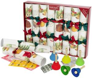 Sleigh Bells Crackers With Handbells Box Of 8