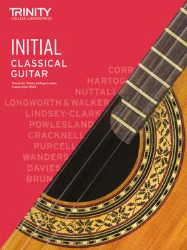 Trinity College London Classical Guitar Initial Grade 2020-2023