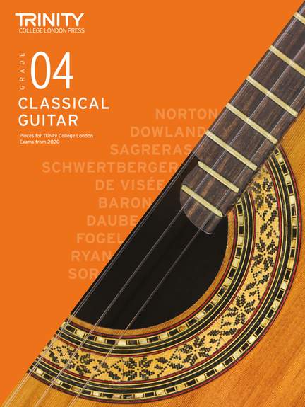 Trinity College London Classical Guitar Grade 4 2020-2023