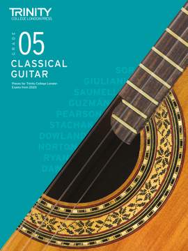 Trinity College London Classical Guitar Grade 5 2020-2023