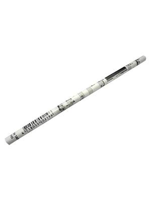 Single White Musical Stave Design HB Pencil