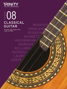 Trinity College London Classical Guitar Grade 8 2020-2023