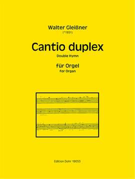 Gleißner, W: Cantio duplex