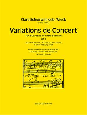 Schumann, C: Variations de Concert op. 8