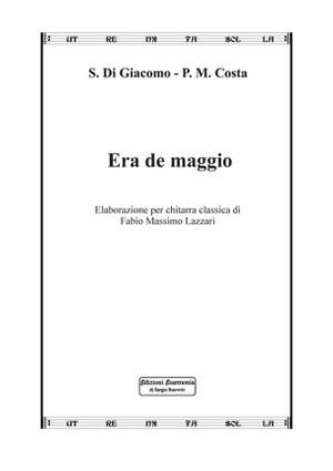 S. di Giacomo_F. M. Costa: Era De Maggio