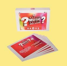 Quiz 101 Modern Music Trivia Card Game