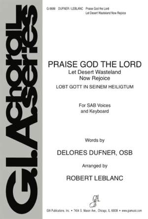 Heinrich Schütz: Praise God The Lord
