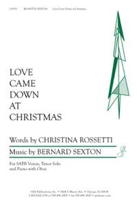 Bernard Sexton: Love Came Down At Christmas