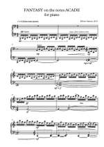 Robert Saxton: Fantasy on the notes Acade Product Image
