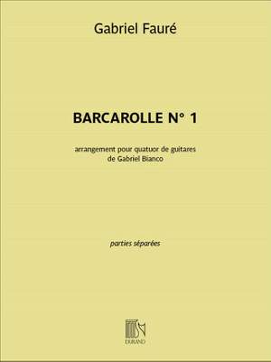 Gabriel Fauré: Barcarolle n°1