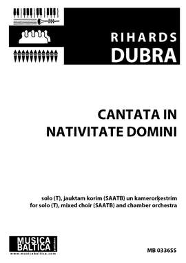 Dubra, Rihards: Cantata in Nativitate Domini (score)