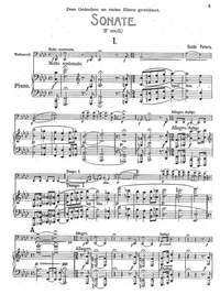 Peters, Guido: Cello Sonata in F Minor