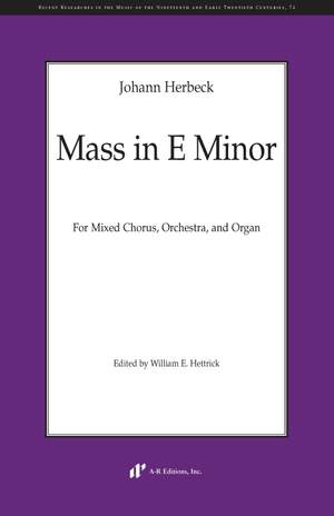 Herbeck: Mass in E Minor