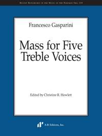 Gasparini: Masses for Five Treble Voices
