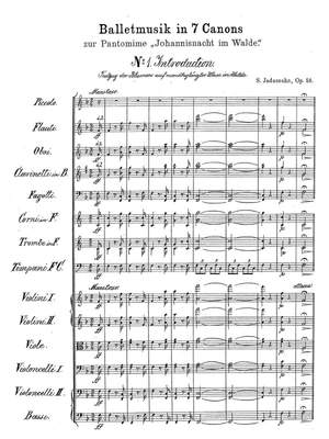 Jadassohn, Salomon: Ballettmusik „Johannisnacht im Walde“ op. 58