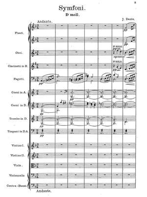 Dente, Joseph: Symphony in D minor