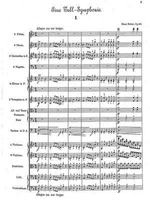 Huber, Hans: Symphony No. 1 in D minor Op. 63 ‘Tell Symphony’