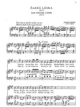 Rösler, Josef: Five Songs for voice and piano