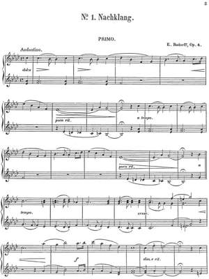 Rudorff, Ernst: Six Pieces op. 4 for piano four hands