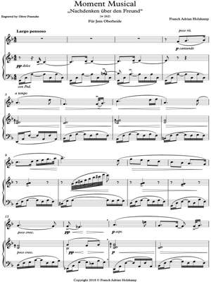 Holzkamp, Franck Adrian: Moment Musical “Nachdenken über den Freund” (w 262)